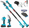 Forbici e cesoie per potatura, Attrezzi Giardinaggio, Cesoia, troncarami, Alberi, Vigneti, Orti, Motosega 6', 2 Batterie, Giardino, Dealix