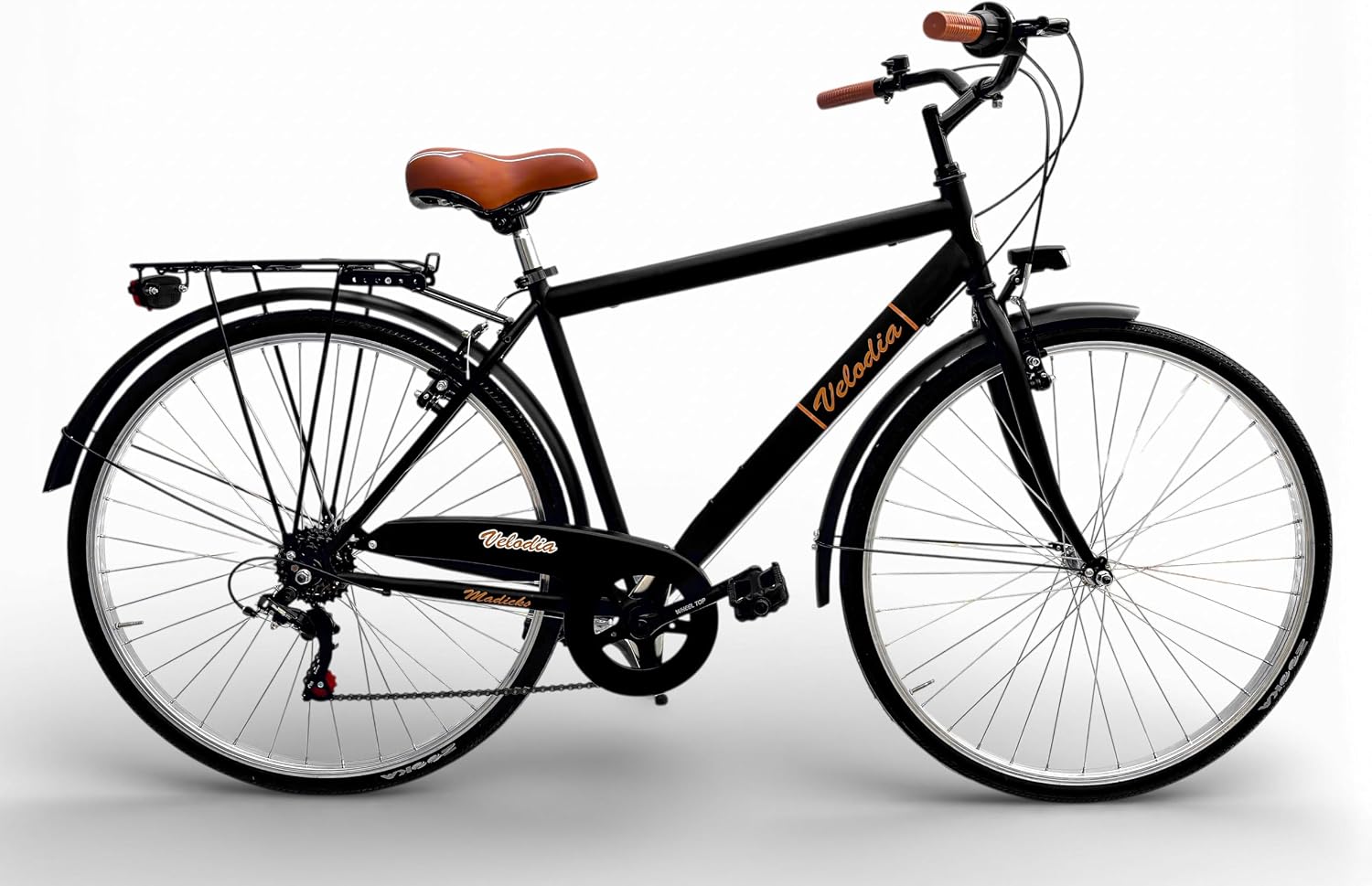 Bici da città, MADICKS, Nero/Marrone