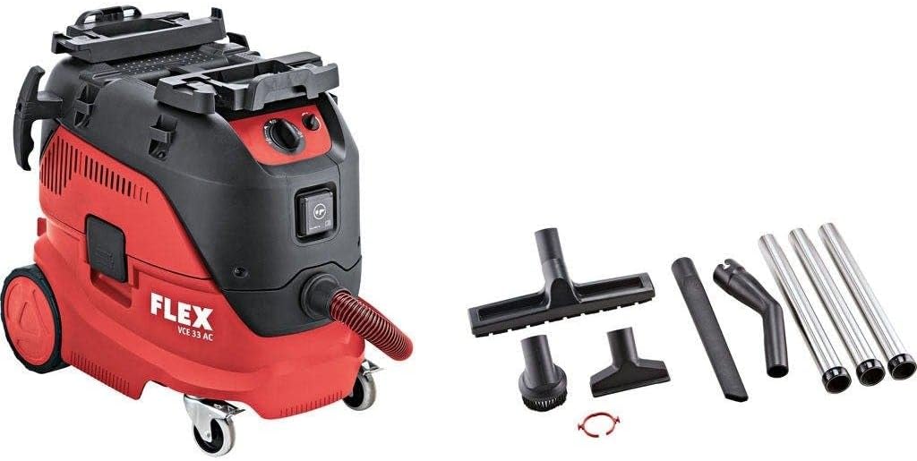 Aspirapolvere a bidone e a traino, Aspiratore con pulizia filtro automatica, classe L VCE 33 LAC-Set, Flex