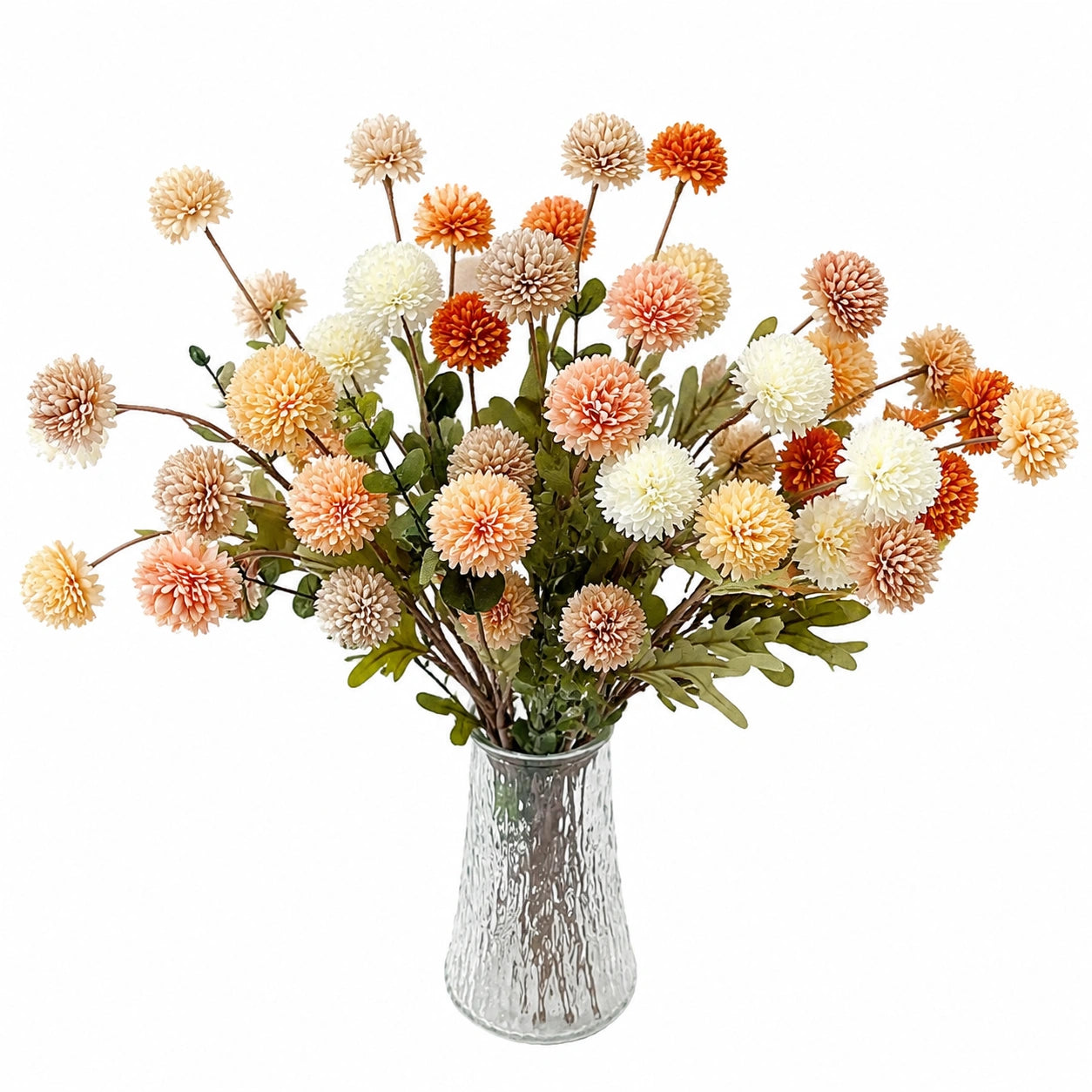 Bouquet di Fiori Artificiali Decorativi in Vaso Multicolore 45cm