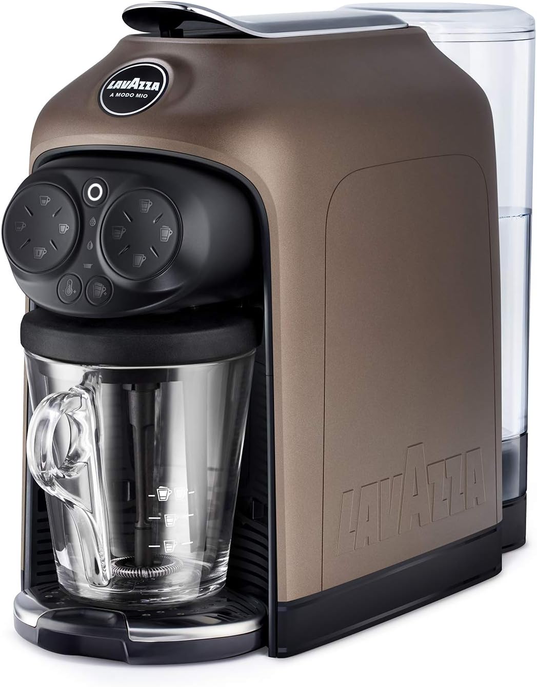 Macchina da caffè, A Modo Mio, Marrone, Deséa Brown Walnut – Macchina per Caffè, Lavazza