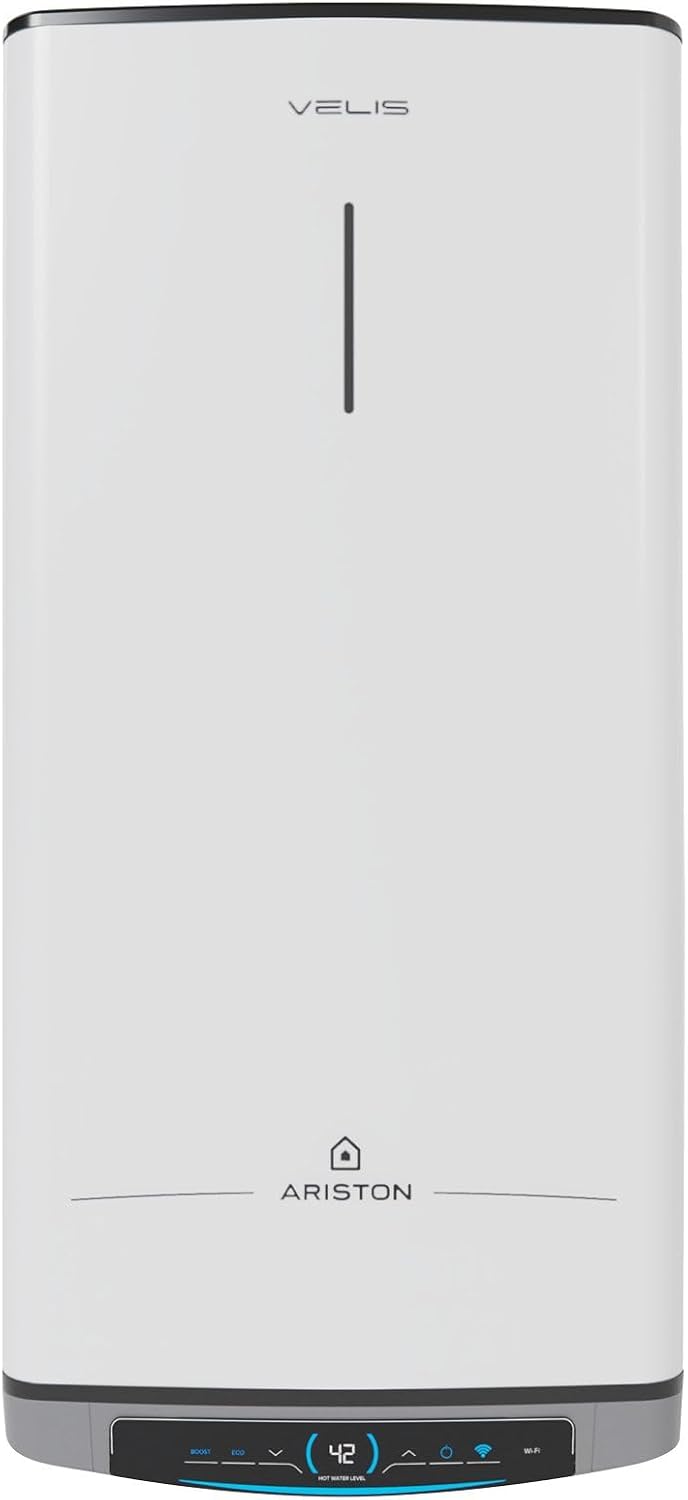 Scaldabagno elettrico, Funzione ECO-EVO e Check Temperatura Remoto, Classe B, Compatibile con Alexa, Ariston