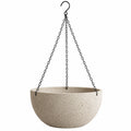 Vaso sospeso da giardino 30 cm beige
