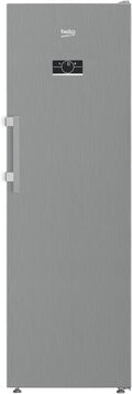 Congelatore verticale B7RFNE315XP, Libera installazione 286 L D Acciaio inox, Beko