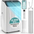 Condizionatore portatile, 12000 BTU, Climatizzatore Portatile 3 in 1 con Deumidificatore e Ventilazione, Telecomando, Casa, Ufficio, SereneLife