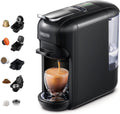 Macchina da caffè MK-606, con capsula singola porzione, compatibile con K-Cup, Nes Original, casa, ufficio, 5 in 1, 19 bar, nero, CAFELFFE