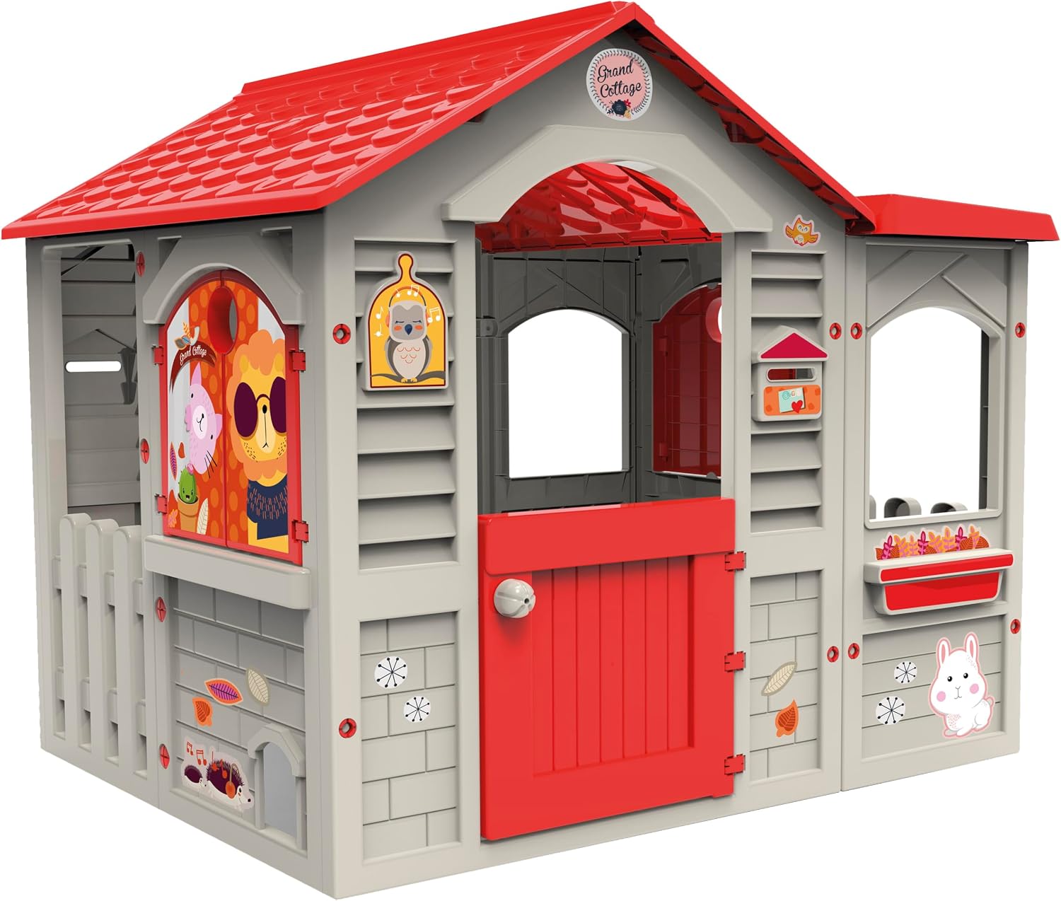 Casette giocattolo, Resistente e durevole, Casetta (89627), Grand Cottage XL Casetta per bambini, Chicos