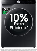 Samsung WW90DG6U85LB lavatrice, 1400 giri, min, Wifi, Ecodosatore, Vapore, Carica Frontale, Normal, Corpo: Nero, Oblò: Nero