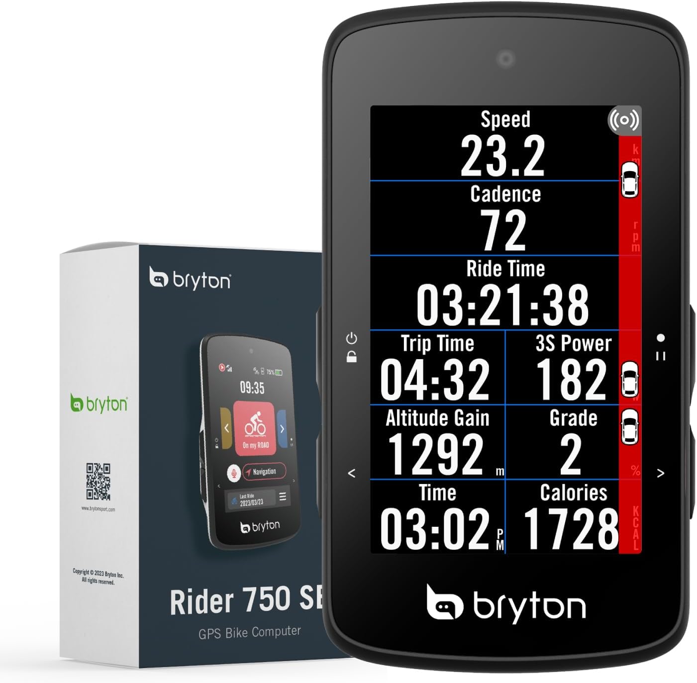 Ciclocomputer, Rider 750 SE, Bryton