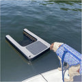 Rampe, parco acquatico e uso oceanico, Rampa gonfiabile pieghevole per cani con pompa, borsa portaoggetti e kit di riparazione per piscina, Generic