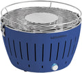 Barbecue a carbone G34, Blu, 35 x 23,4 cm, LG U BL, Barbecue con batterie e cavo di alimentazione USB, LotusGrill