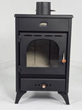 4559 KIR9, STUFA Nera A LEGNA MODELLO, 12 kW, Prity
