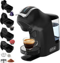 Macchina da caffè EM-308B, a capsule, capsule A Modo Mio, con volume e temperatura dell'acqua regolabili (), per Nespresso, per Dolce Gusto, KOTLIE