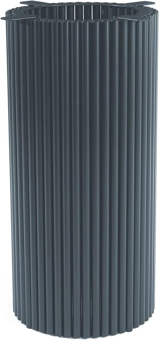 Tavoli da sala da pranzo, colore oro, nero, bianco, 34 x 72 cm (antracite), Piedistallo rotondo in metallo, tavolo da pranzo, Magnetic Mobel
