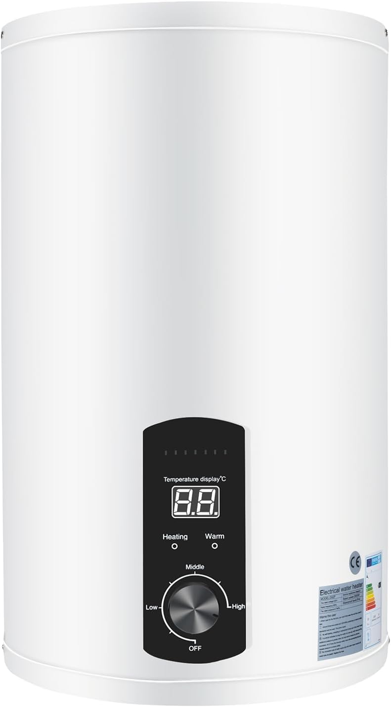 Scaldabagno elettrico, per cucina e bagno, 2000 W, regolabile da 220 V, Boiler Elettrico, Scaldacqua Elettrico, Scalda Acqua Istantanea, AOOUNGM