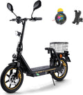 Monopattini elettrici M5-PRO-E, M5PRO-E Monopattino Elettrico Pieghevole, 48 V 13 Ah, 30Km di Autonomia, Pneumatici 12', Display, Sedile, IWAFO