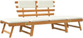 Lettino prendisole, Panca da Giardino Sdraio Sedile per Patio Arredamento per Giardino Mobili da Esterni Legno Massello di Acacia, vidaXL