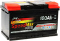 Batterie per auto L4100, Batteria auto SPEED MAX 100 Ah 850A 12 V = FIamm 100 Ah DX+ Pronta all'uso, SMC