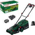 Bosch ROTAK18V-34 tosaerba, Rasaerba a batteria ROTAK18 V-34 (larghezza di taglio: 34 cm, tappo per pacciame, inclusi batteria e caricabatteria)