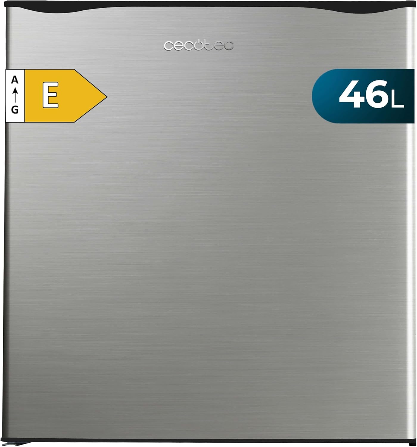 Cecotec mini frigorifero, Basso Consumo, Porta Reversibile, Inox
