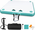 Gommoni gonfiabili, Piattaforma Galleggiante da Pesca, Pontile Galleggiante Gonfiabile per 2-6 Persone, Bsteciar