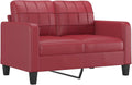 Divano, a 2 posti in Pelle sintetica Rosso Vino 120 cm Divani, Rantry