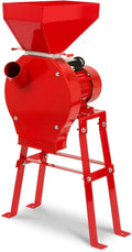 Macinini, quattro setacci e base, portata 240 kg, Mulino elettrico per cereali con potente motore da 1100 watt, frantumatore per cereali, EBERTH