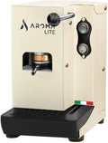 Macchina da caffè, Aroma Lite Creamy, Serbatoio Vetro, Espresso Cremoso Come al Bar, Piccola, Silenziosa, Colore Crema Nero, AROMA MACCHINA DA CAFFE'