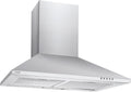 Cappe a muro CCE117, filtri al carbonio, illuminazione a LED, classe C, cappa aspirante 70 cm, 305 M3, 62 dB, acciaio inossidabile, CANDY