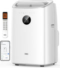 Condizionatore portatile AC318S, climatizzatore portatile 7500 BTU 3-in-1 raffreddamento, 2,5 L, ventilazione, deumidificazione, senza drenaggio, DREO