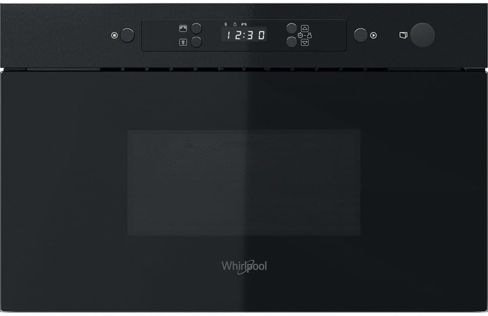 Whirlpool MBNA990B forno a microonde, 22 litri, Microonde da incasso, Jet Defrost, nicchia