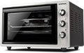 Fornetti elettrici G10153, Argento Nero, Raggiunge fino a 300° C, 5 modalità di cottura, 1400 W, Timer 90 min, Forno Elettrico Ventilato, G3 Ferrari