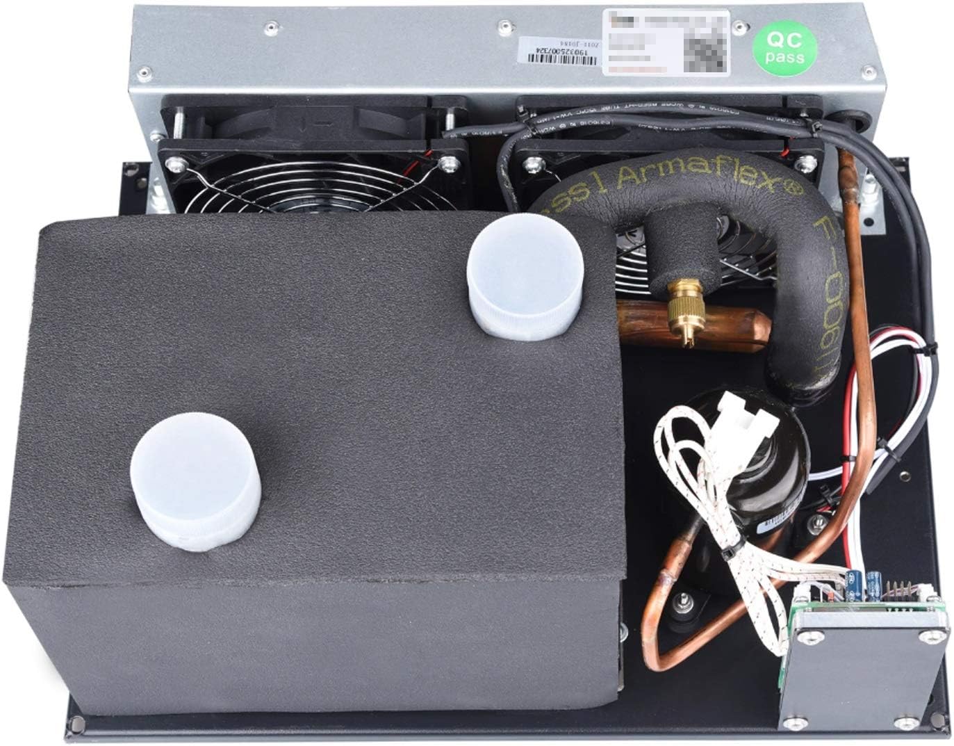 Sistemi di raffreddamento e riscaldamento R134A, potente, sistema di raffreddamento, Micro Condizionatore d'aria 12 Volt DC, per auto, LANZHEN-RY