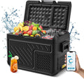 Frigoriferi, capacità 26 Qt, con controllo tramite app, display LCD, Frigorifero portatile con congelatore a doppia zona per auto, Generic