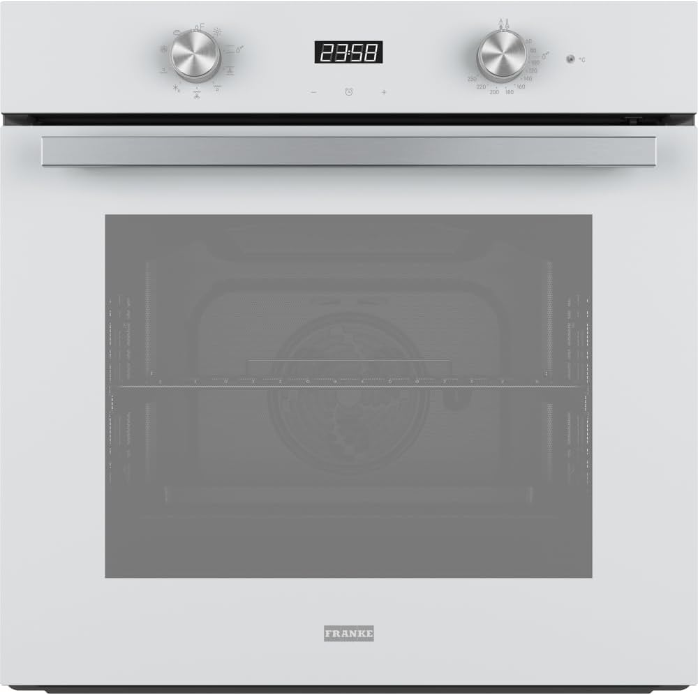 Forno da incasso, FSM 86 H WH 71 L Acciaio inox, Bianco, Franke